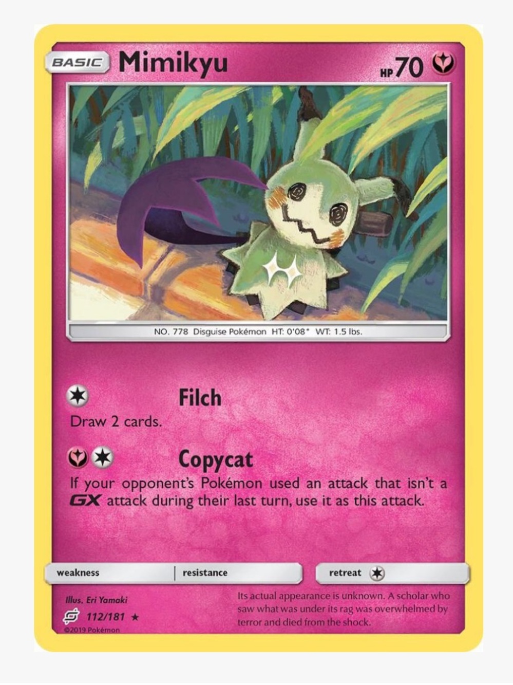 Mimikyu Team Up (SM9) Pokemon Trading Card